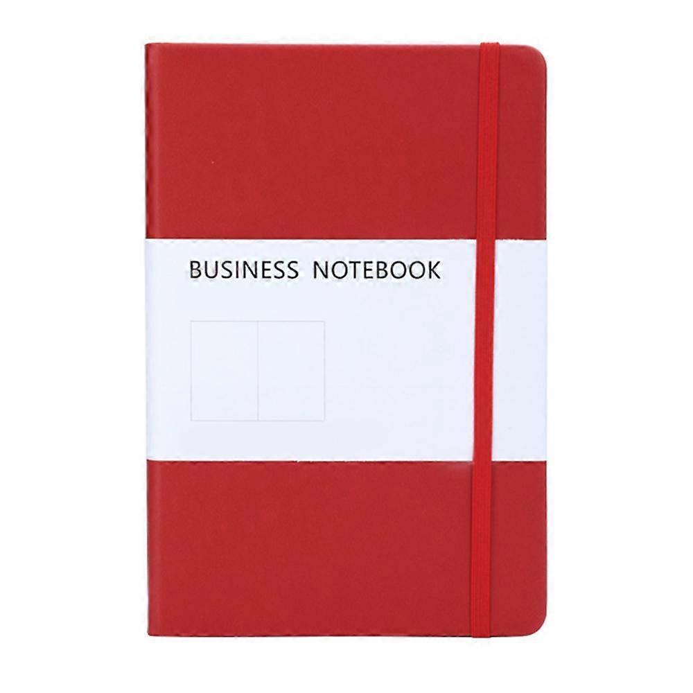 A5 dot-matrix notebook business binding notebook elastic belt imitation leather notebook set
