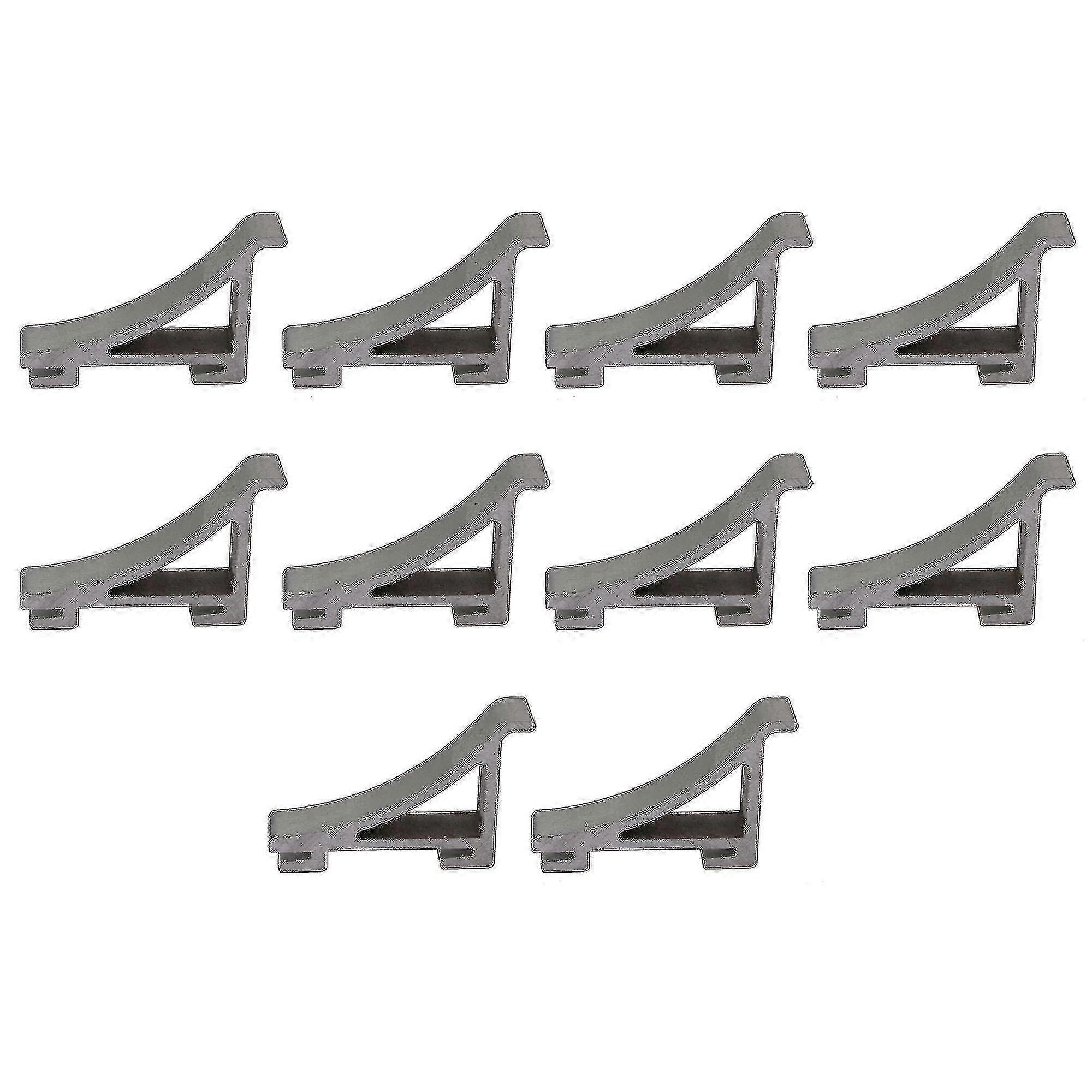 10pcs Aluminum Alloy Large Size Freezer Shelf Brackets Replacement