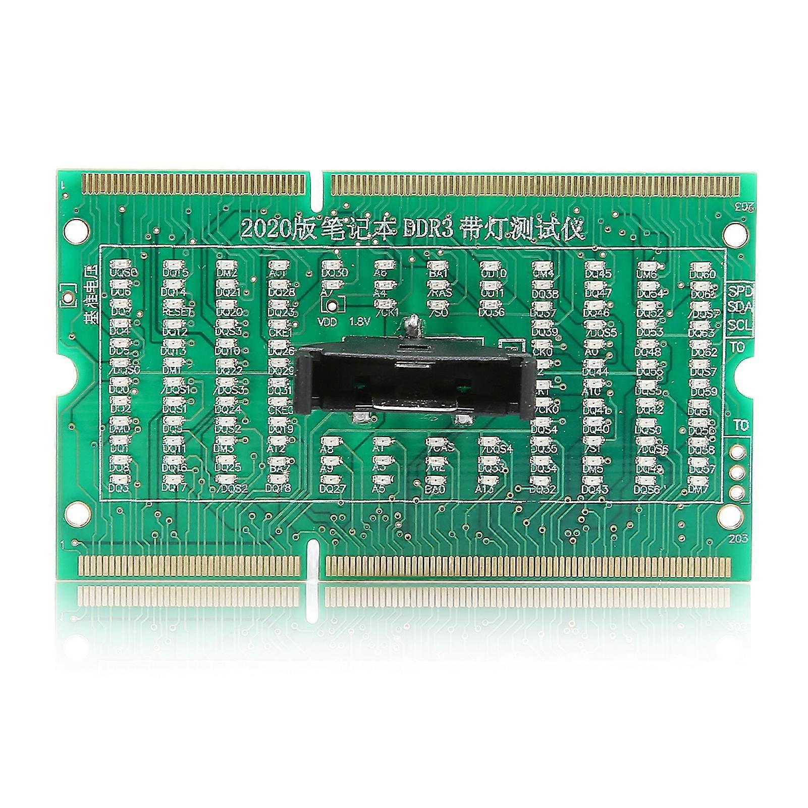 Computer Memory Tester DDR3 Port Light Emitting Diodes Forward Reverse Available Mainboard Memory Slot Tester Card