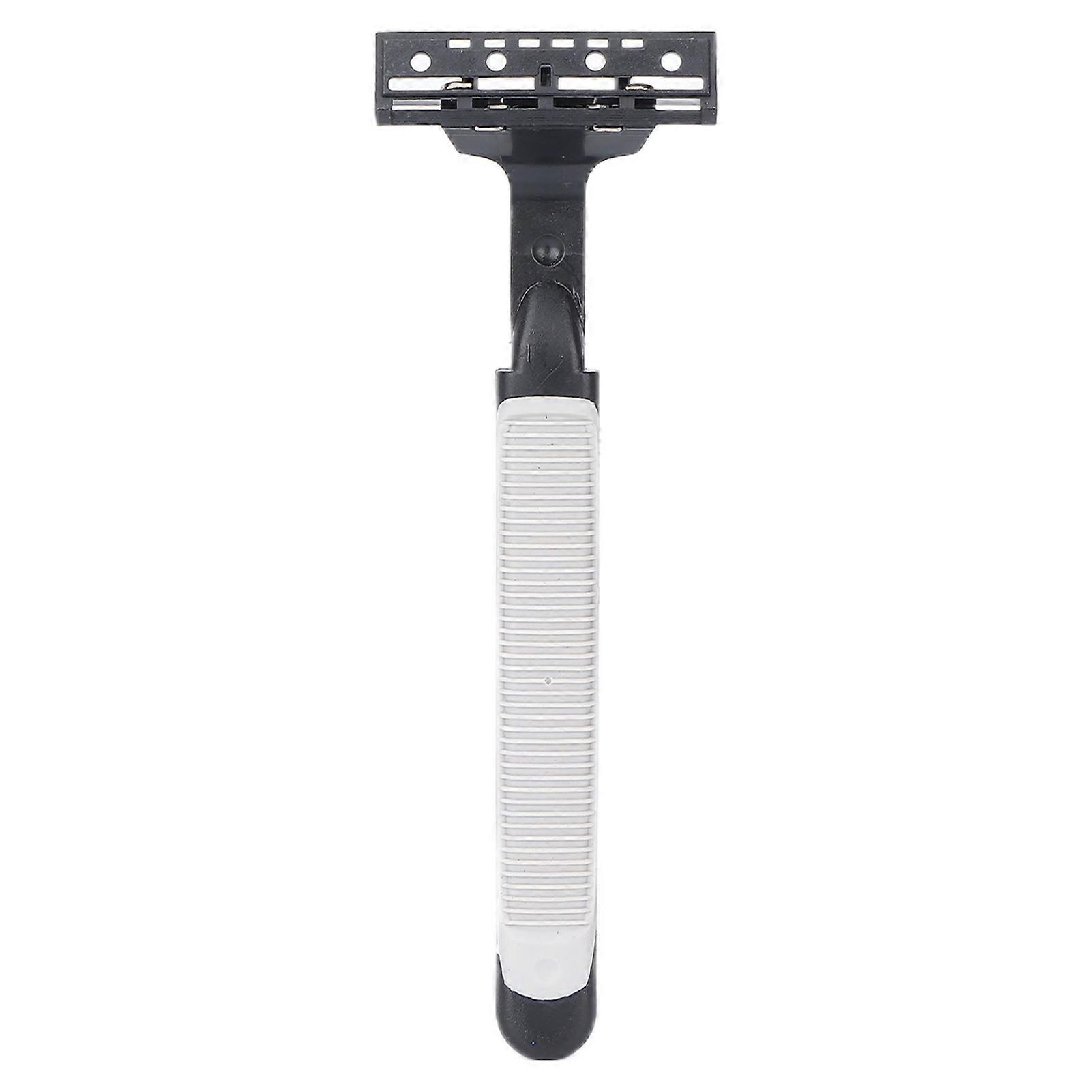 Manual Razor Set Stainless Steel Reusable 6 Razor Heads 5 Blades Men's Shaving Razors