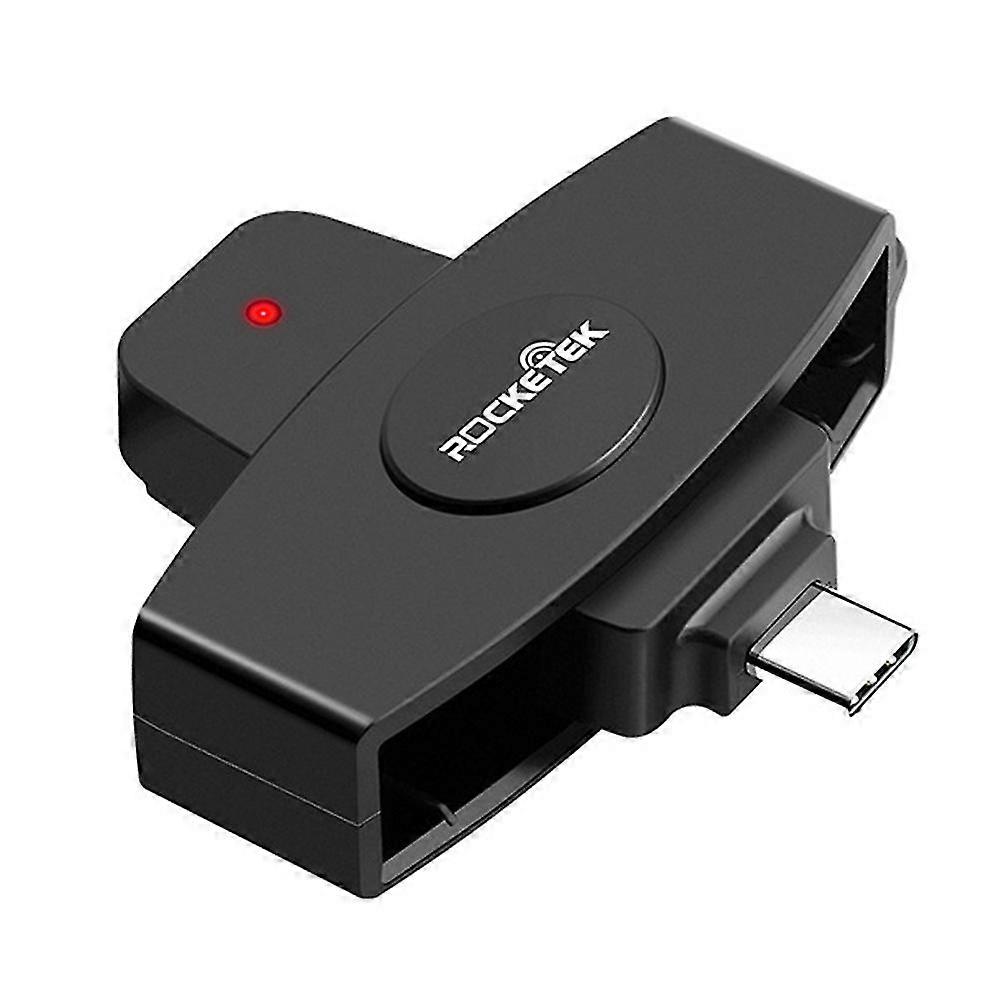 For Android Phones / Macbook Pro / Other Type C Laptop Type C Smart Card Reader Cac Chip Card Reader