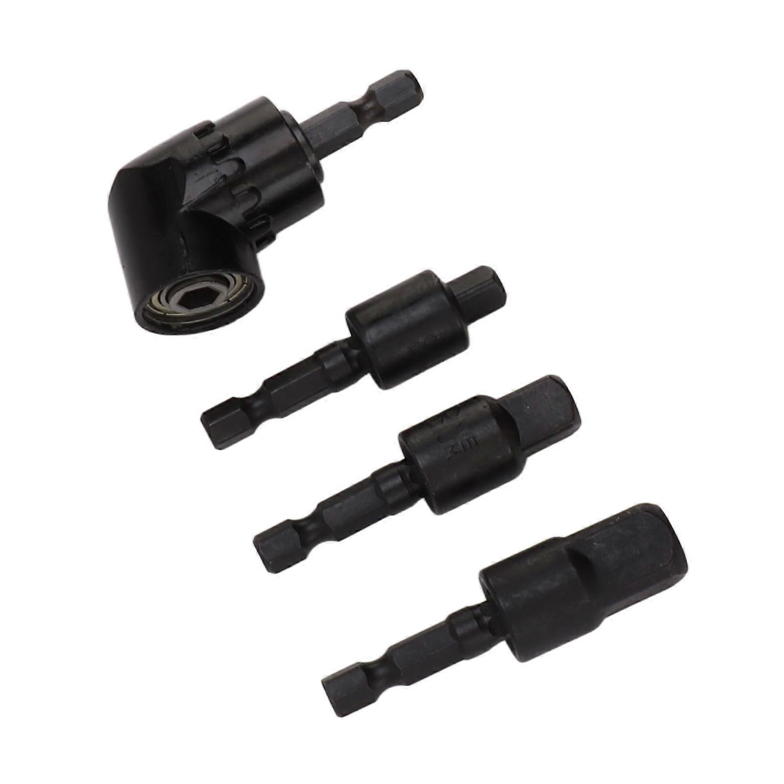105 Degree Angle Screwdriver Drill Bit with 360 Degree Rotatable Hex Shank Sockets Adapter