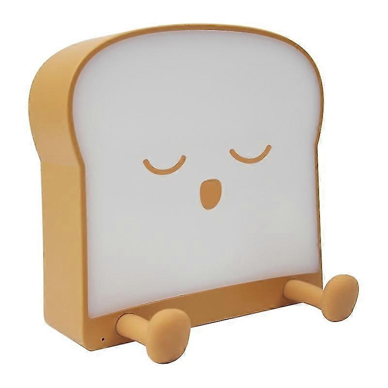 Toast Led Night Light ,shape Of Toast Bread With Timer 15-minute Countdown (snooze)