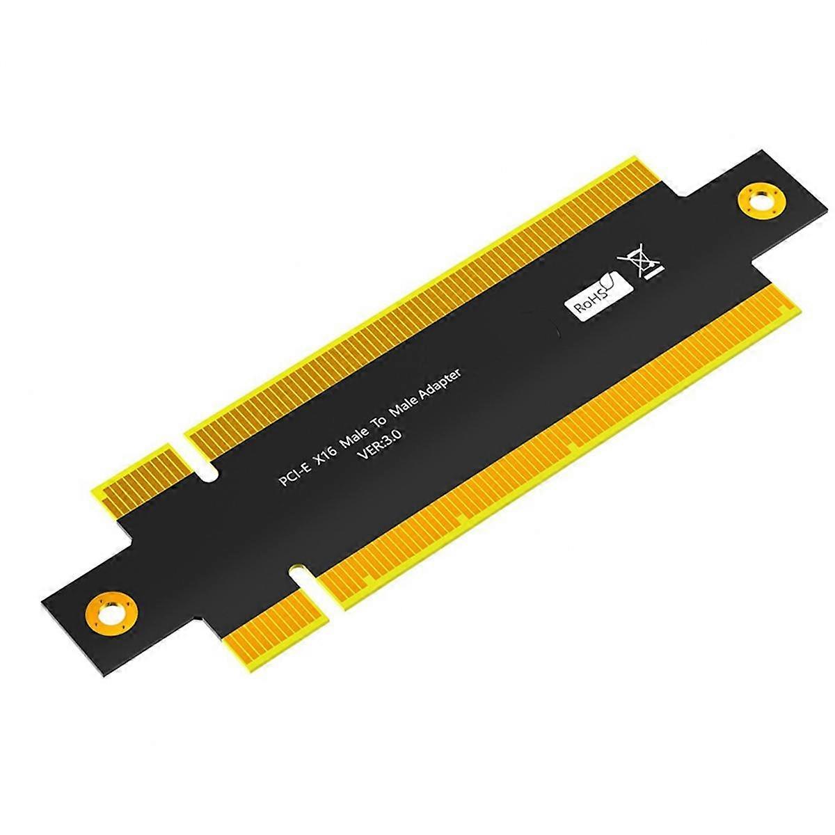 PCI Express 3.0 16X Male to Male Adapter Connector Riser Converter PCI-E X16 to -E X16 Extend PCB Board Design
