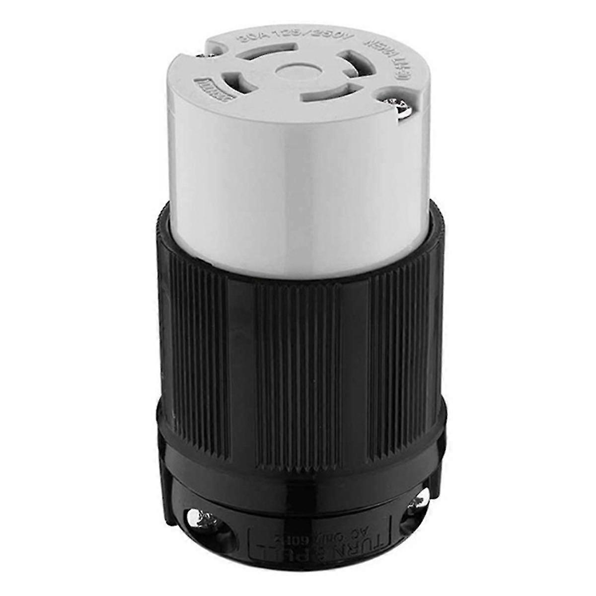 2024 L14-30r 30 Amps 125v 4-pin Generator Twist Locking Plug Connector Female Receptacle American Power