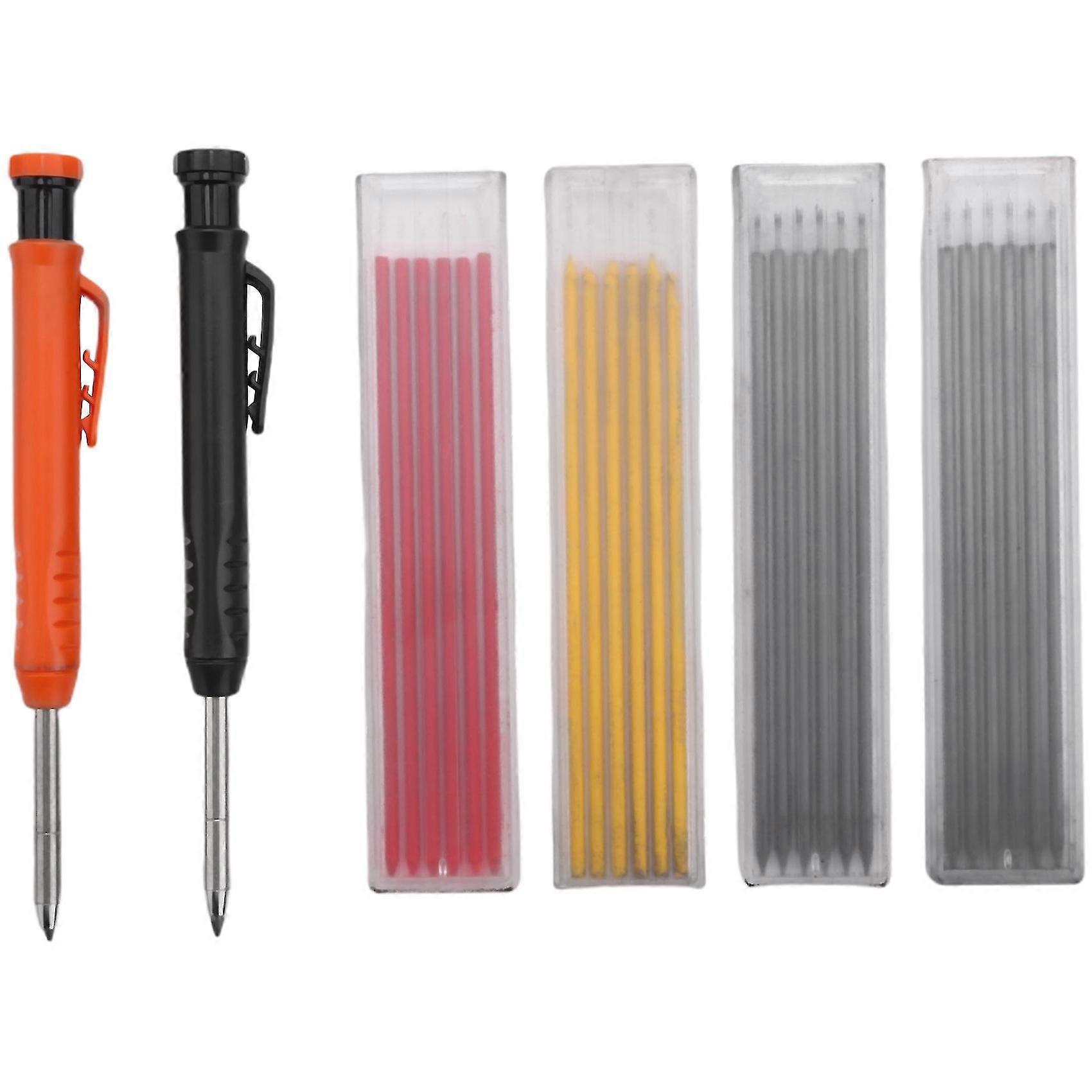 Solid Carpenter Pencil 2 Carpenter Pencils 24 Mechanical Pencil Refill Construction Woodworking Mar