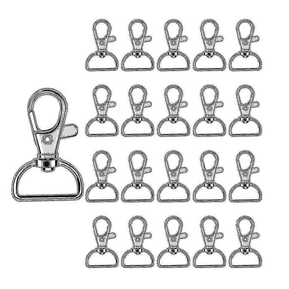 30 Pieces Twist Locks Lanyard Snap Hooks, Premium Keychain Clip Hook
