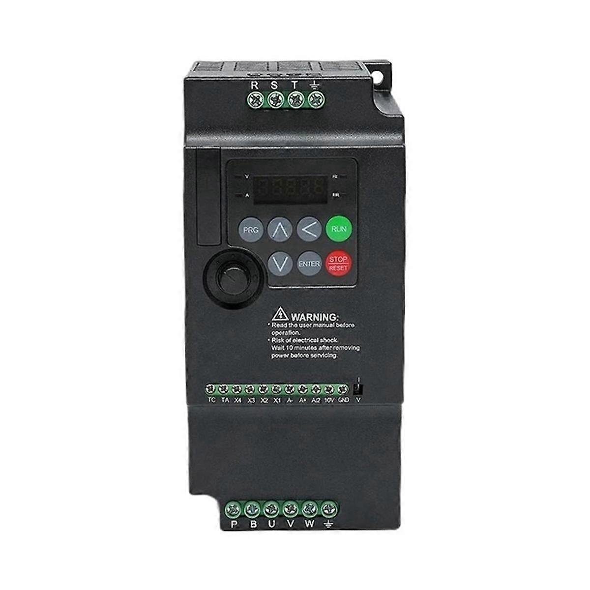 220Vから380V VFD周波数コンバータ単相入力三相出力インバータ5.5KWモーター速度コントローラ