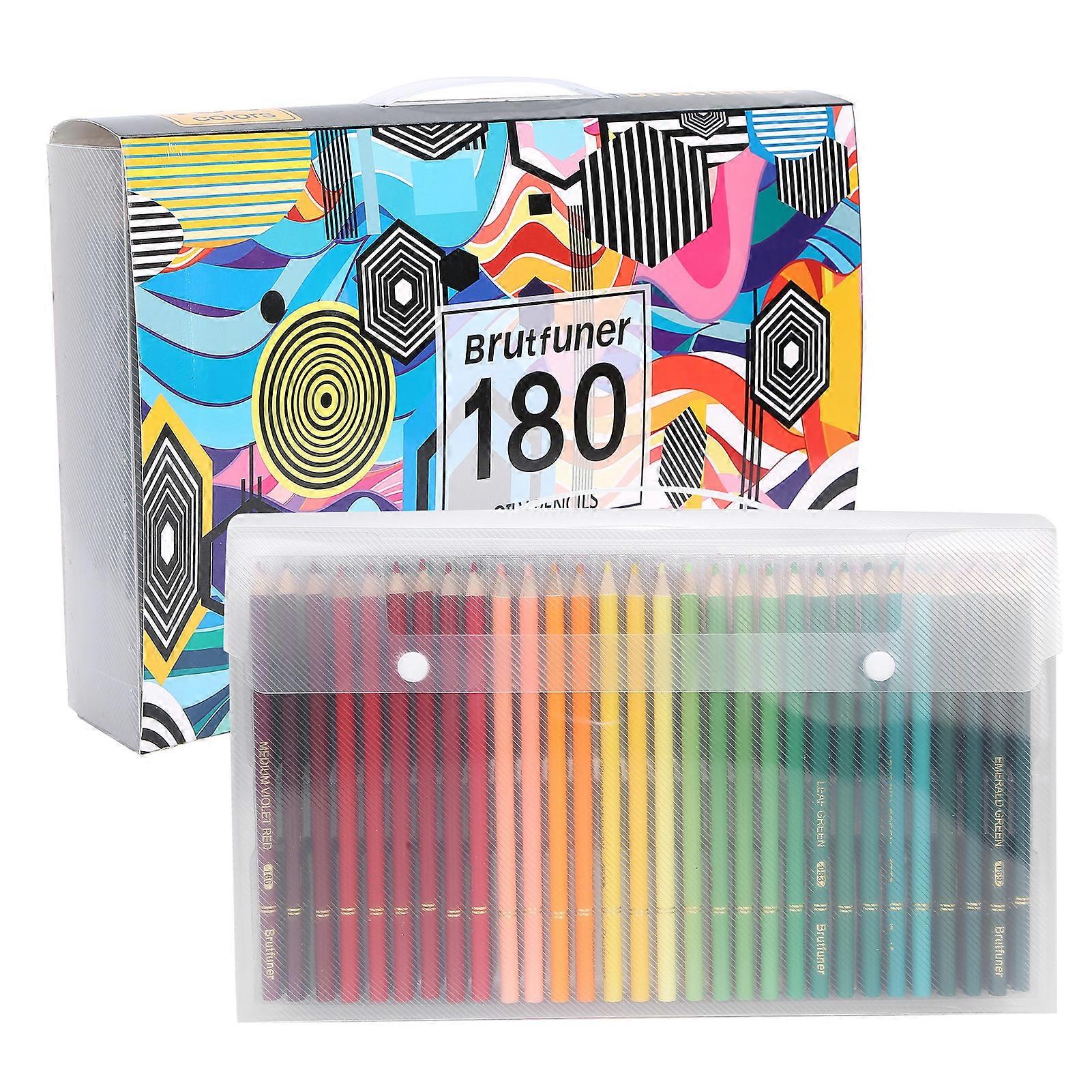 Professional Colored Pencils 180 Colors Soft Core Drawing Pen for Artists Children Adults Sketching Painting