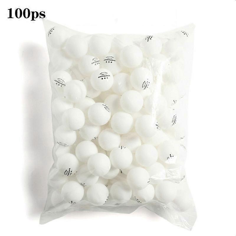 Table Tennis Ball Set of 100 Bulk Ping Pong Ball 3-Star 40+ Standard Size ABS Training Ball for Game Matches
