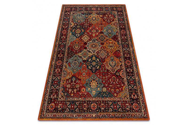 Wool carpet POLONIA Samari Ornament ruby