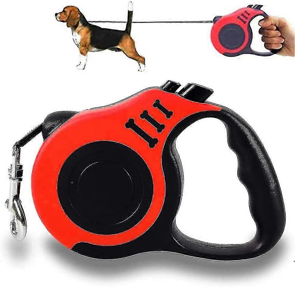 Dog Leash, Small Dog Retractable Leash, (1piece,red)