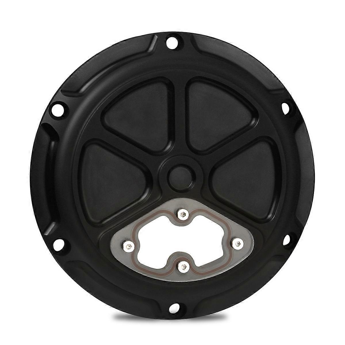 CNC 6 Τρύπες Μαύρο Κάλυμμα Clarity Derby Για Harley Sportster XL883 XL1200 XR Σίδερο 2004-2017 Σίδερο 883 XL883N 09-19