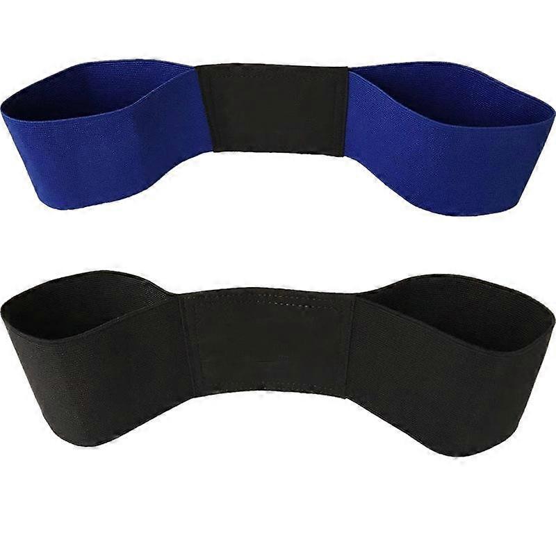 2pcs Golf Swing Training Aid - Swing Correcting Arm Band,black,blue