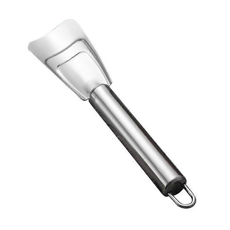 Ice Shovel Curved Design Easy Hanging Stainless Steel Sharp Fridge Ice Scraper Cleaning Tool for Refrigerator Cleaning KAESI
