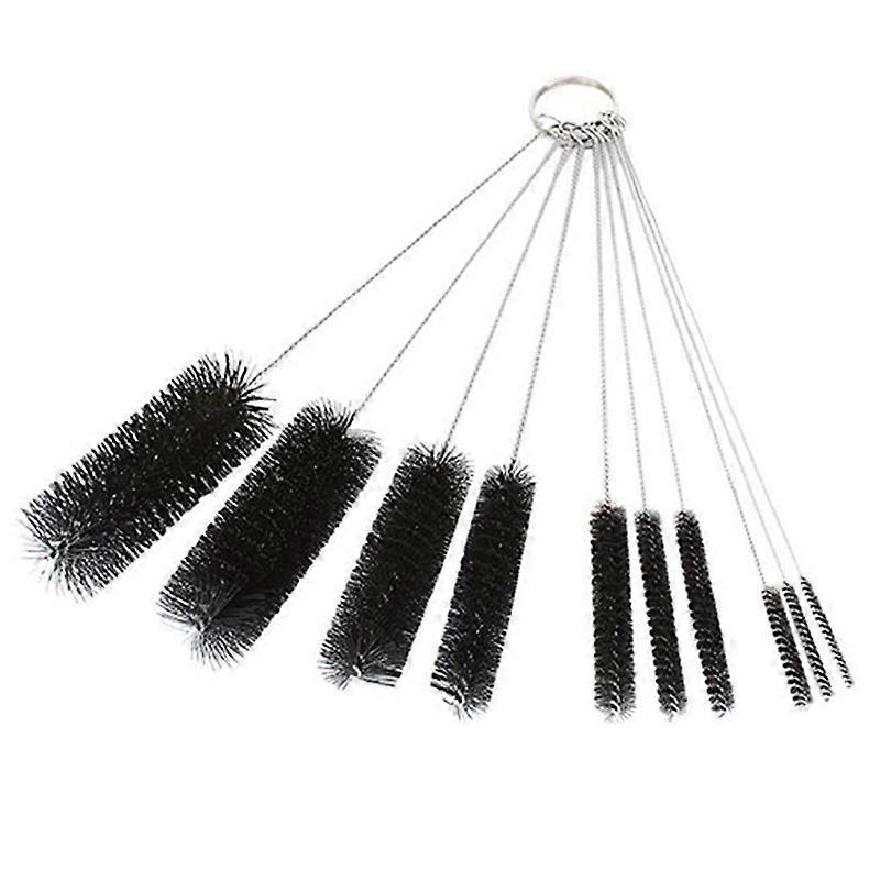 10 Pieces Multifunctional Useful Tool Nylon Stainless Steel Durable Brushes Set