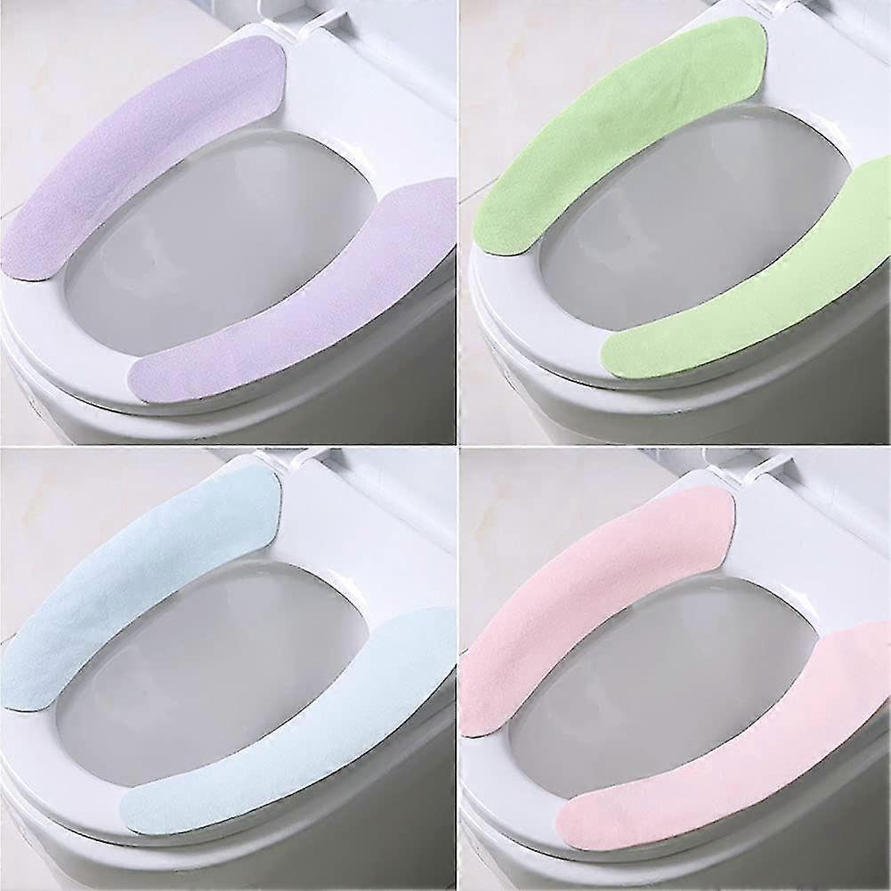 4 pár WC fedél fedél mosható meleg WC-ülőke PÁRNA WC-ülőke fedél mosható