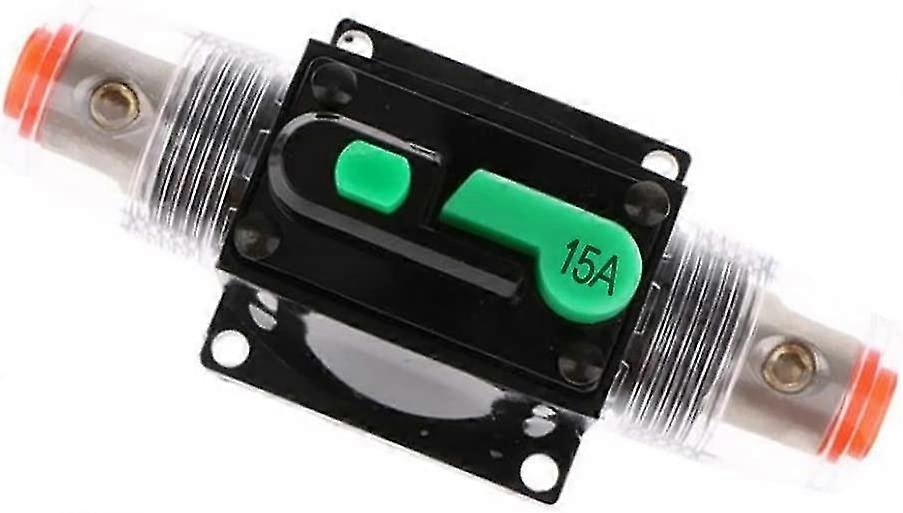auto circuit breaker,12v-48v dc inline auto circuit breaker manual reset switch automatic fuse holder inline fuse block for car audio solar inverter s