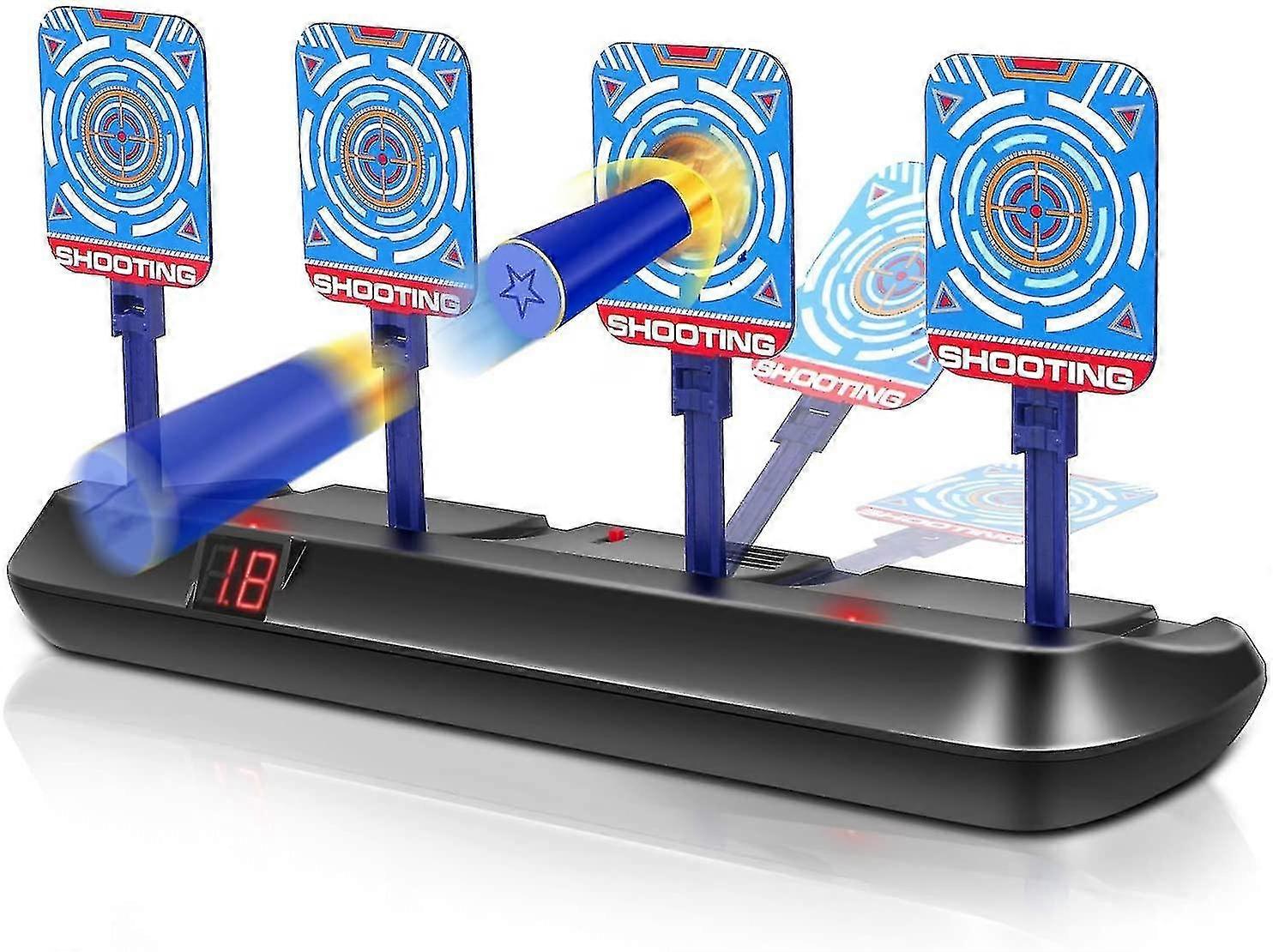 Shooting Target Toys For Guns - Electronic Auto Reset Digital Scoring Targets With Sound Effect