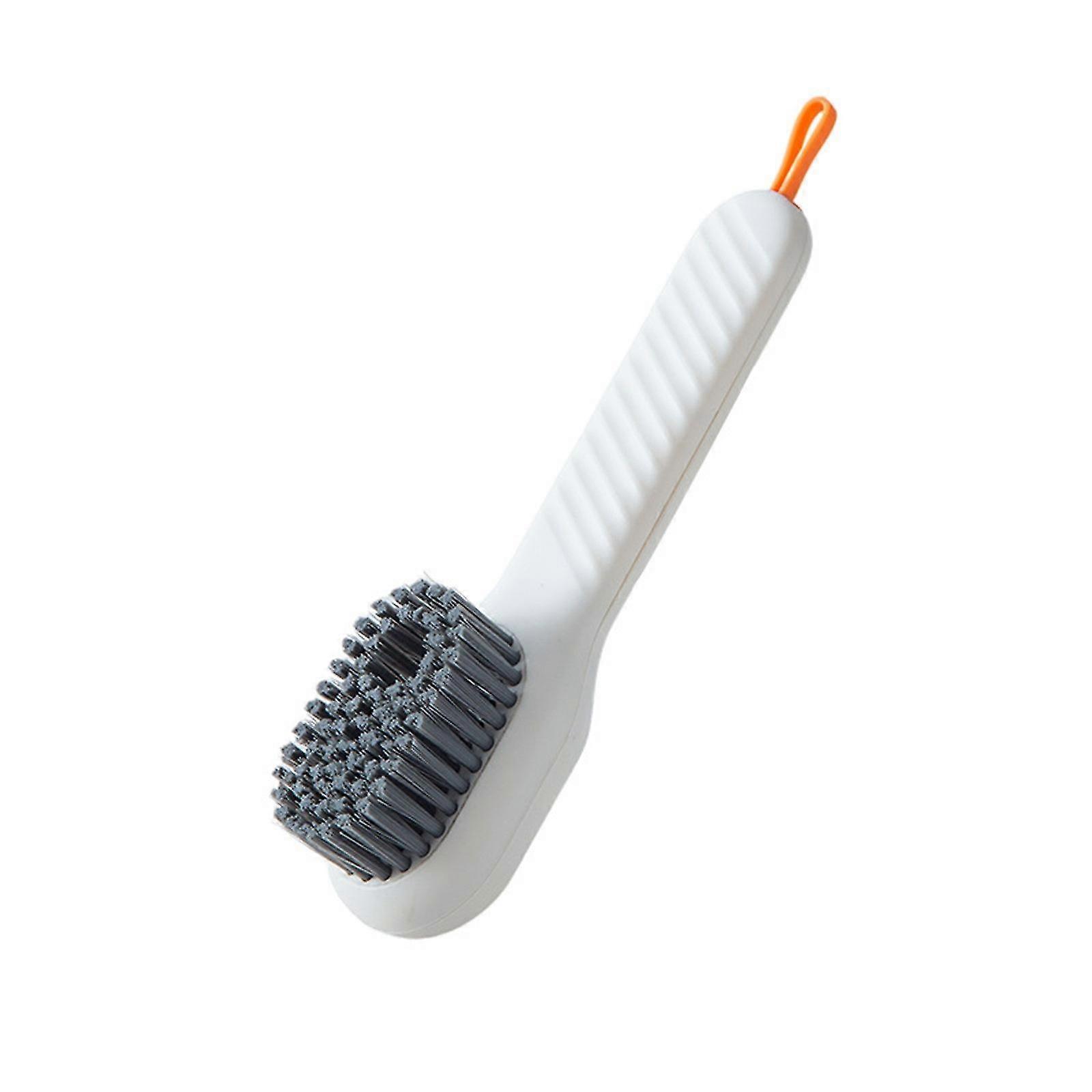 Household Soft Bristle Cleaning Brush, Press Type Automatic Liquid Adding Brush