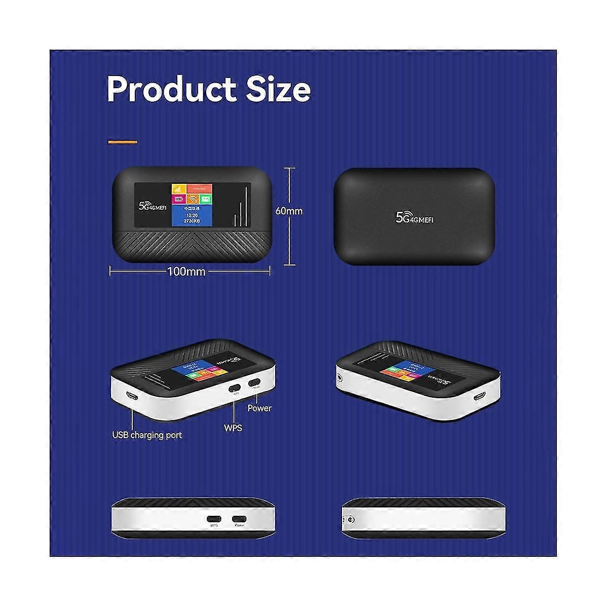 4g Mifi Router With Lcd Screen 150mbps Mifi Car Mobile Wifi Wireless Hotspot With Slot 3000mah Pock