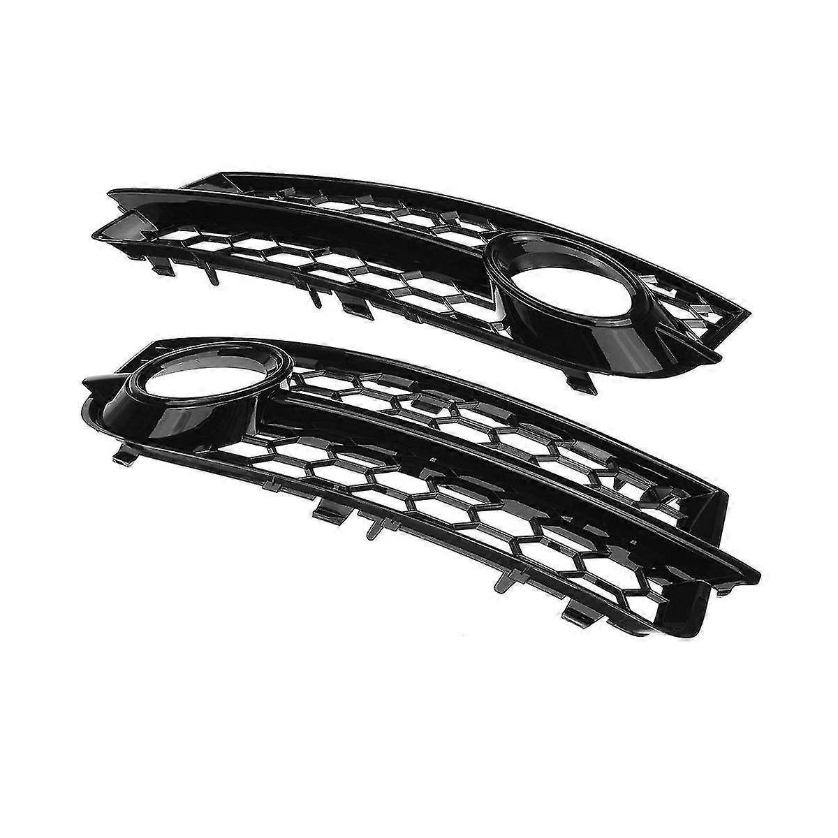 Car Black Fog Light Grill Lamp Cover Front Fog Lamp Grilles For 8j 2006-2014 8j080768201c 8j0807681