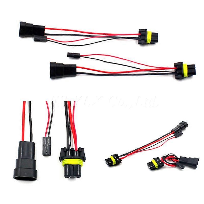 2pcs 9005 9006 high beam HID Bi-xenon Adapters for the H1 or D2S HID Bi-xenon headlight retrofit use Harness ballast to socket