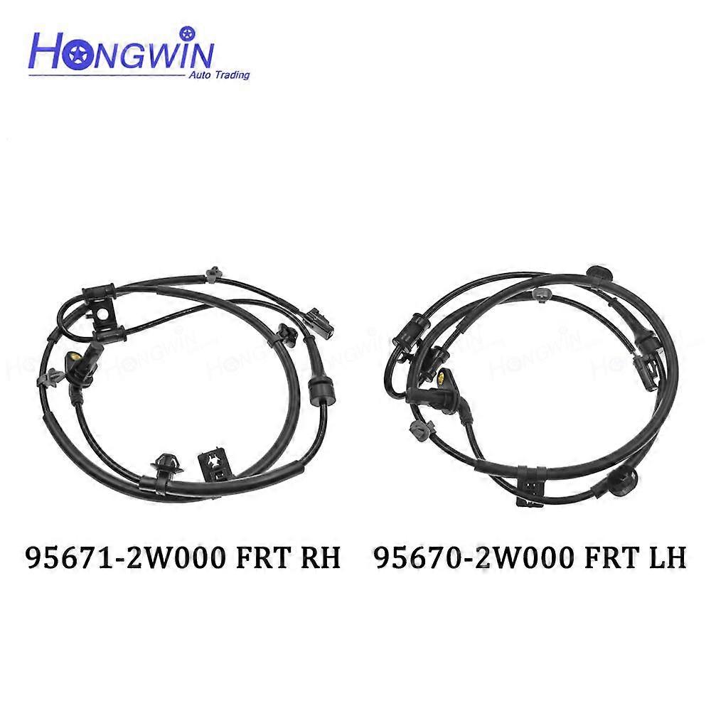 Front Rear Wheel Speed ABS Sensor For 13-19 Hyundai Santa Fe Sport Kia Sorento 4WD 956702W000 956712W000 956802W000 956812W000