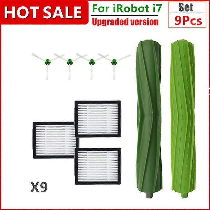 Hepa Filter Sidebørste Børsterull for iRobot Roomba i7 E5 E6 I Series Robotstøvsuger Reservedeler