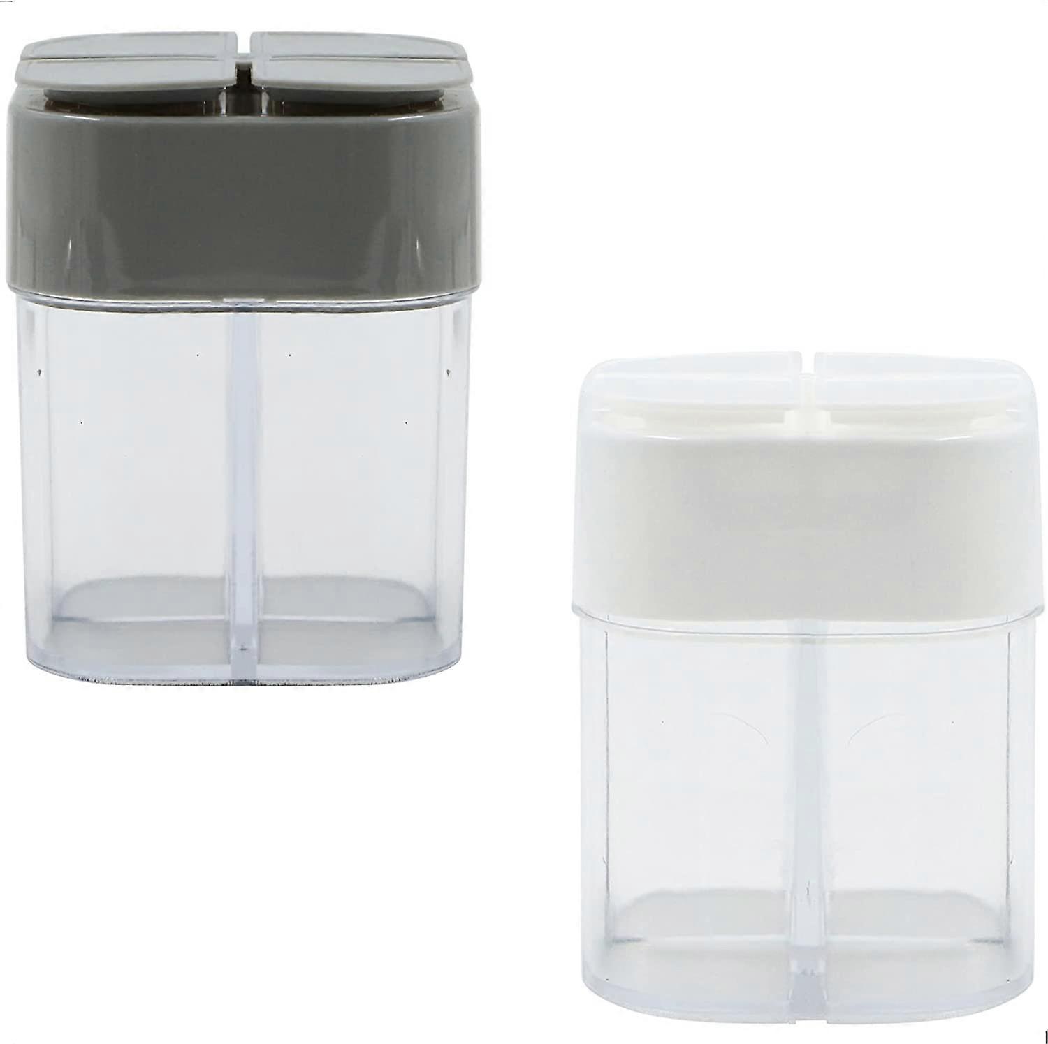 2 Pack Plastic Spice Jars for Cooking Outdoor BBQ Camping