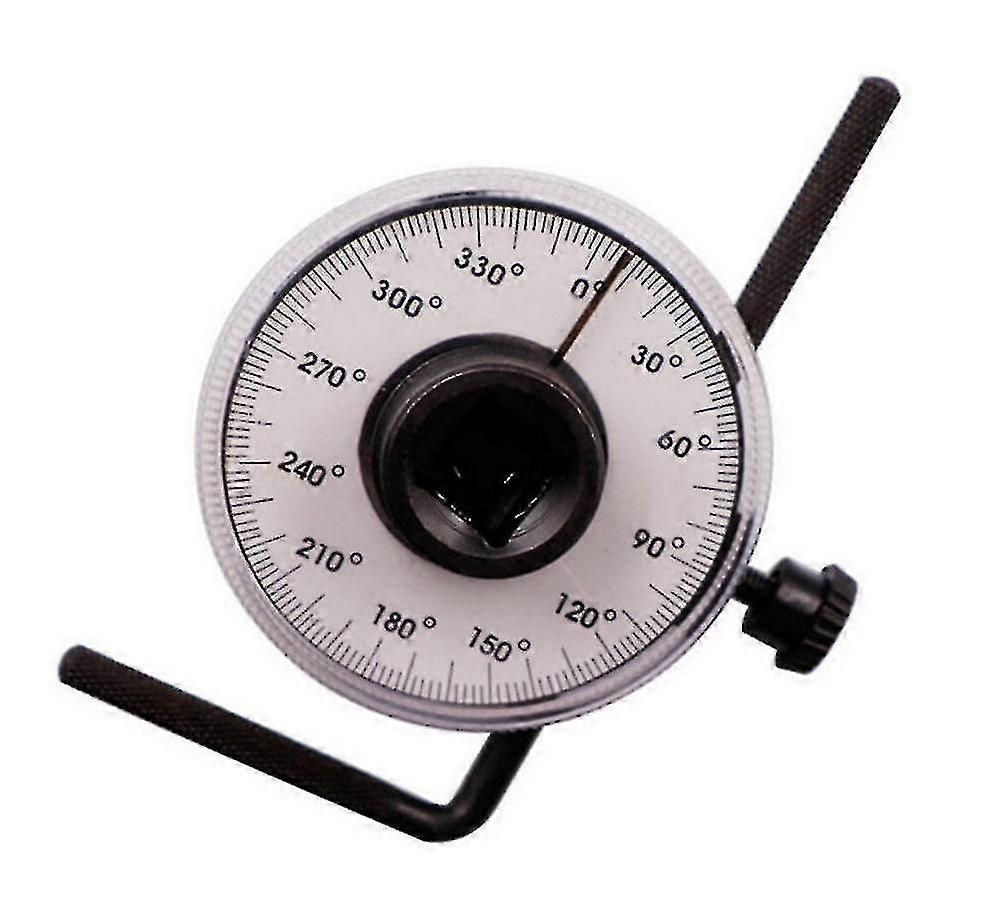 Automobile torque angle gauge, 360 degree rotatable wrench, angle measuring tool