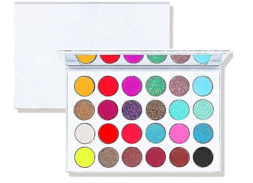 24 Color Eye Shadow Sequins Color Palette