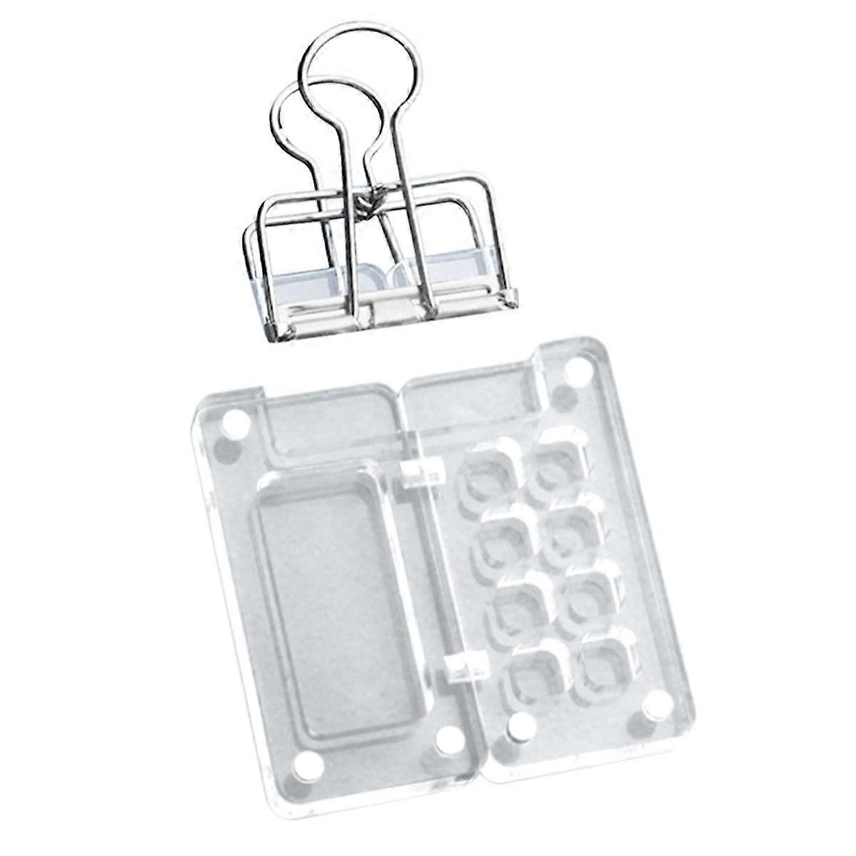 Portable Palette, Travel Paint Palette, Mini Watercolour Sketchbook, with Metal Clip, Gift for Pain