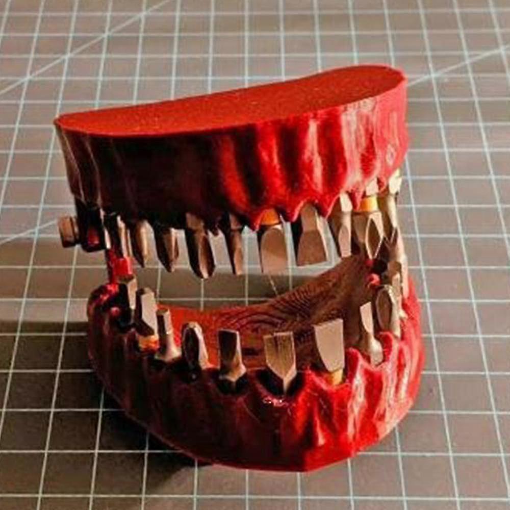 Gebitsprothese Bit Houder - Hars Tanden Model Ornament