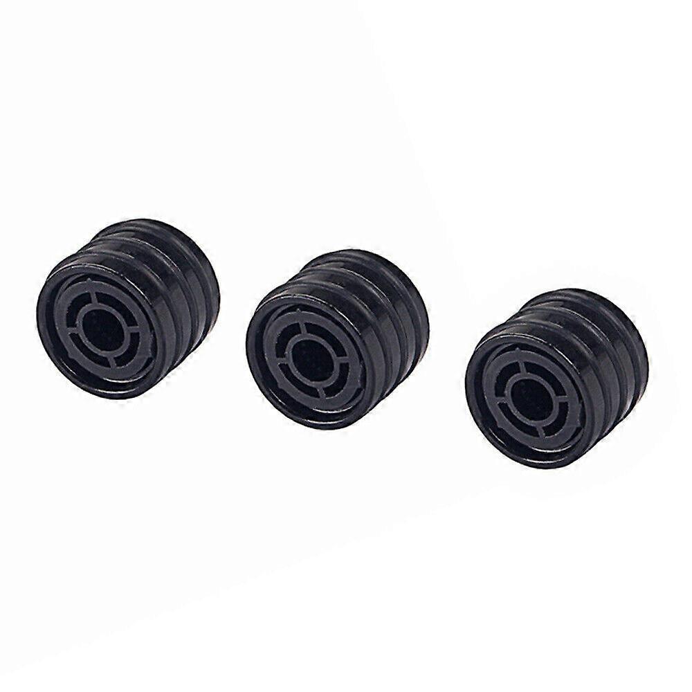3PCS Volume Control Knobs O-Ring Durable Metal Guitar Replacement Parts for Bass