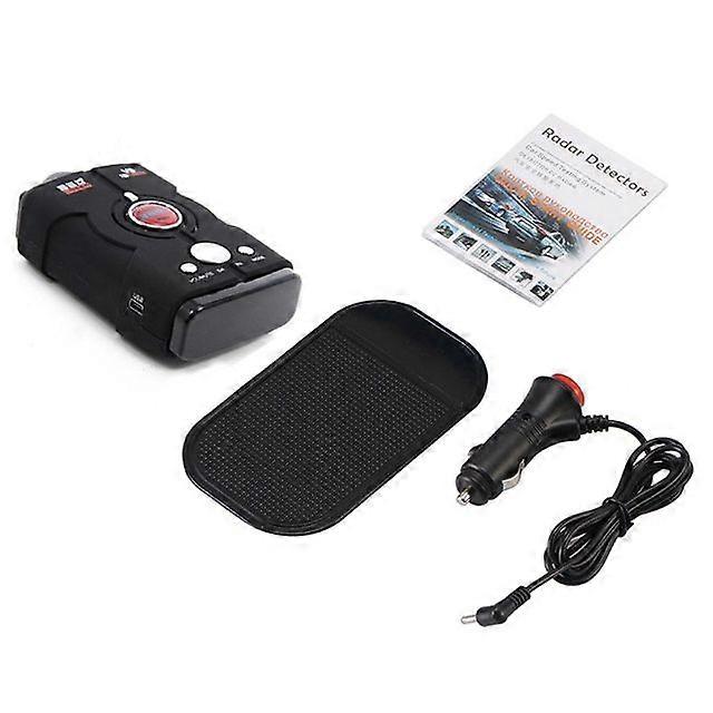Car Radar Detector English Russian Auto 360 Degree Vehicle V8 Speed Voice Alert Alarm Warning 16 Band LED Display