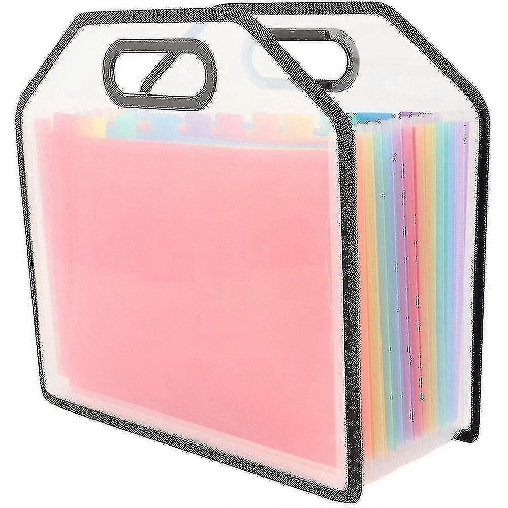 Expanding File Folder Document Organizer With Handle,portable A4 Letter Size File Folders For PXCL