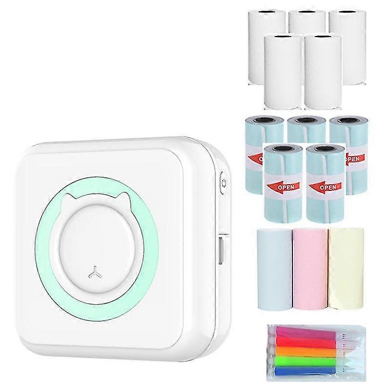 מדפסת כיס Bluetooth אלחוטית ללא דיו ניידת 200 Dpi ללא דיו