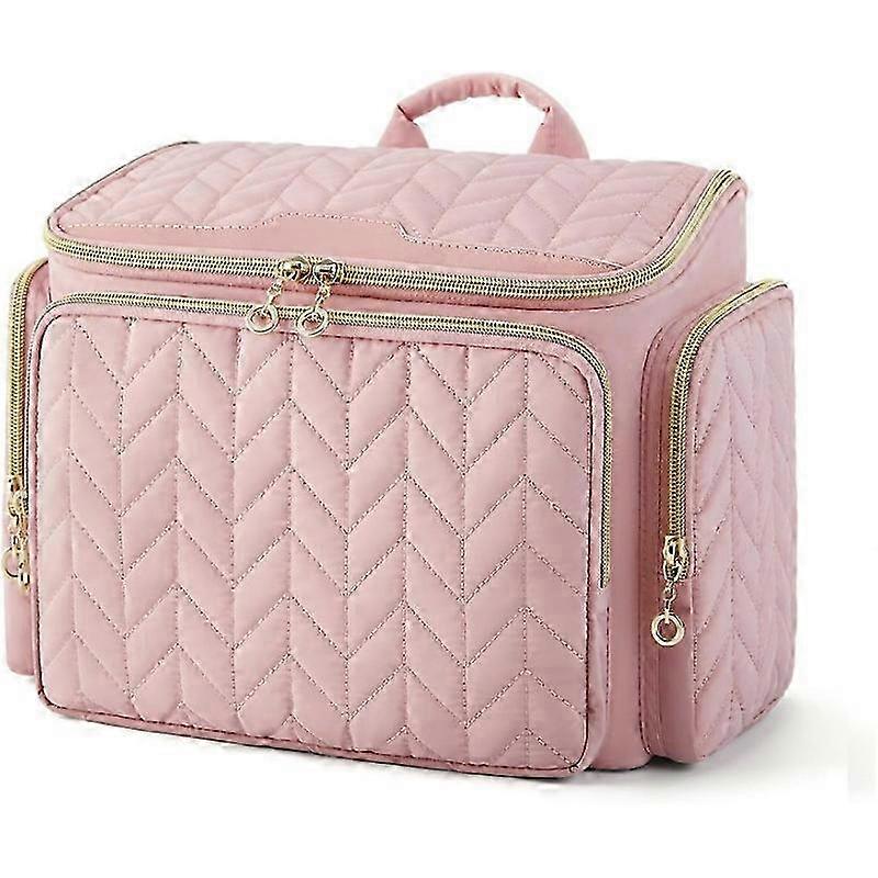 Portable waterproof cosmetic bag with hook, multifunctional travel storage