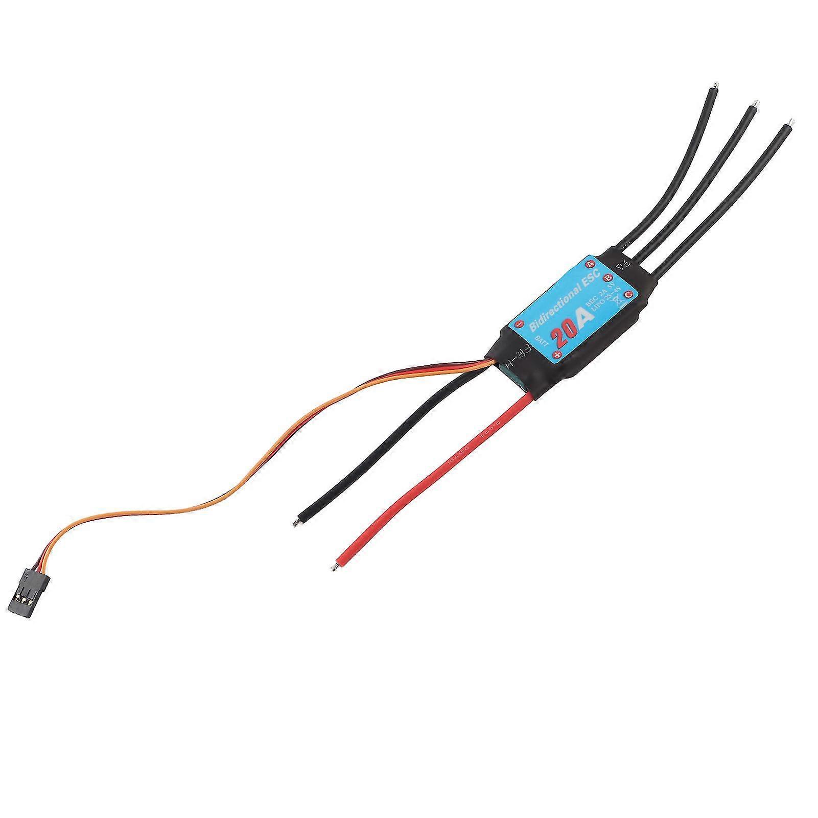 20A Brushless ESC Electronic Speed Controller for RC Car Ship Underwater Propeller