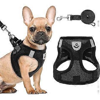 Puppy Harness And Leash Set - Soft Mesh Dog Vest Harness, Reflective  Adjustable Harness