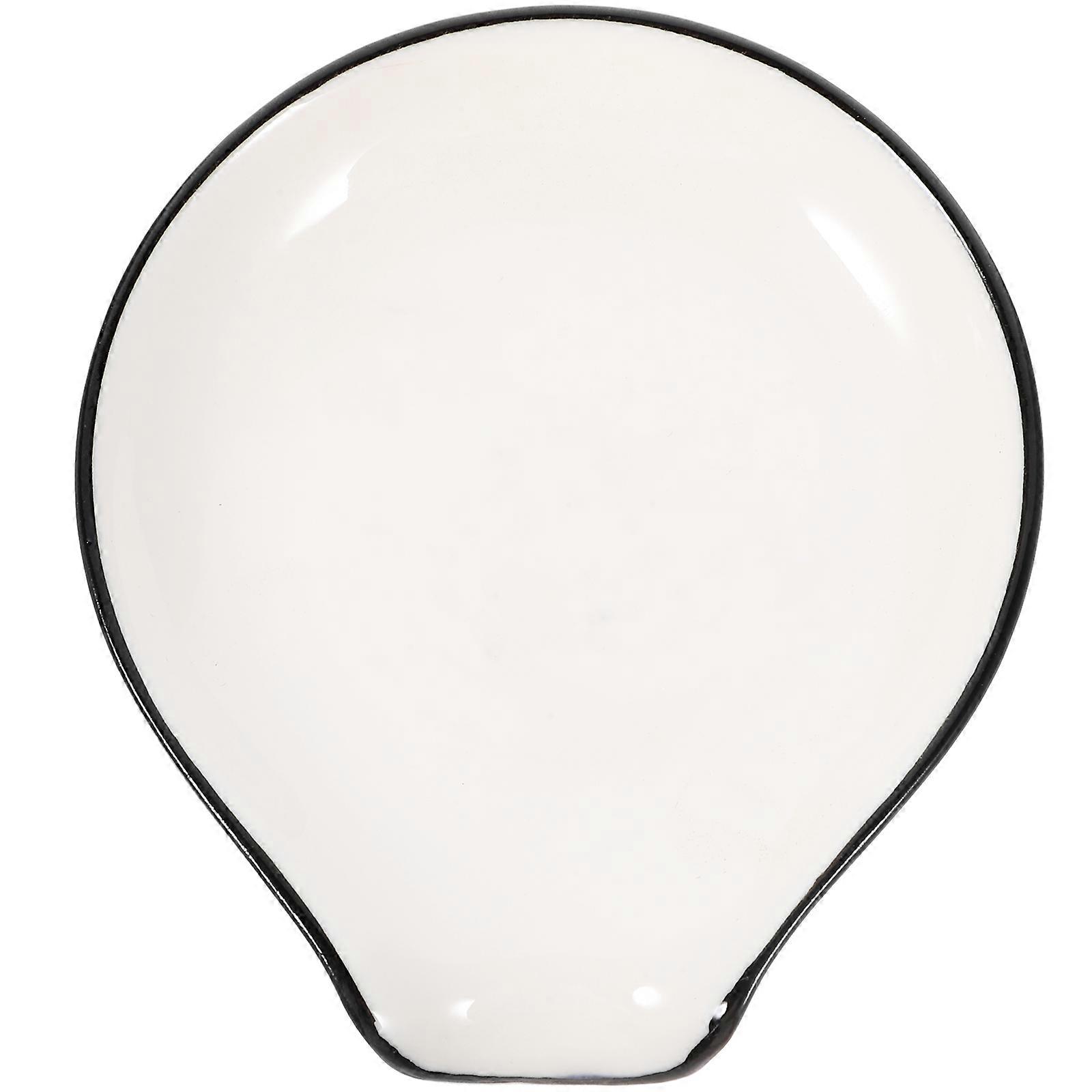 Ceramic Spoon Rest Kitchen Scoop Holder Countertop Spoon Rest Scoop Rest