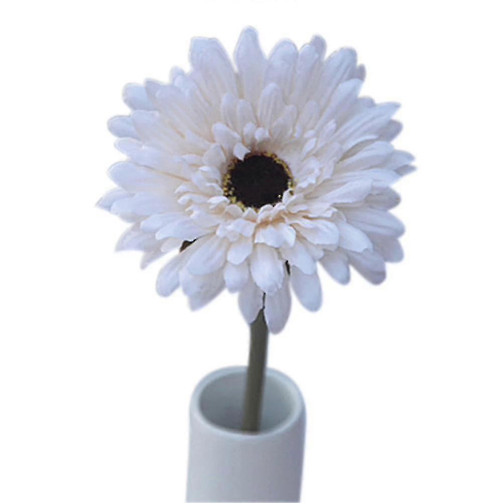 10 stk Enkelt hoved Silke Kunstig Gerbera Daisy Blomsterbuket Bryllupsfest Hjem Indretning