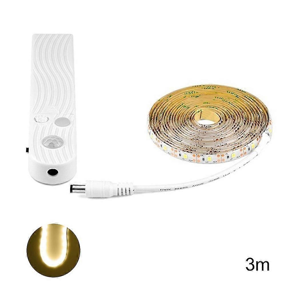 PIR bevegelsessensor SMD 2835 LED stripe lys skap garderobe trapper hjem lampe-ZZY
