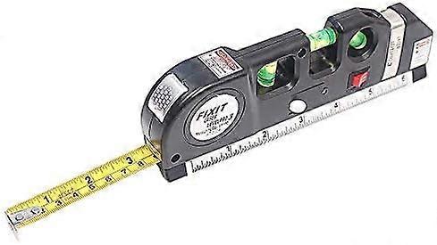 Multifunction Portable Line Laser - Brighter Vertical Leveling Laser Levels - 4 in 1 Red Laser - Infrared Laser Level - Cross Laser Strip with 2.5m Ta