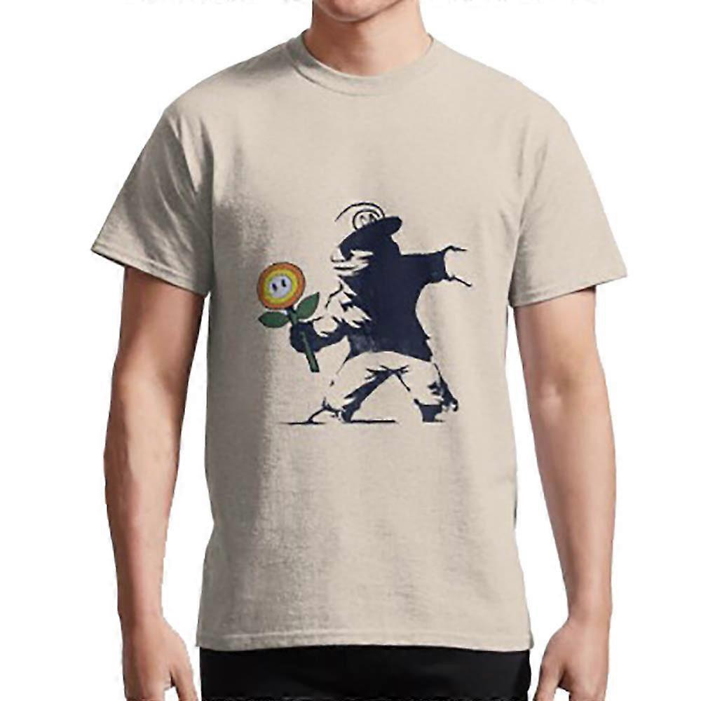 Banksy Flower Tişört