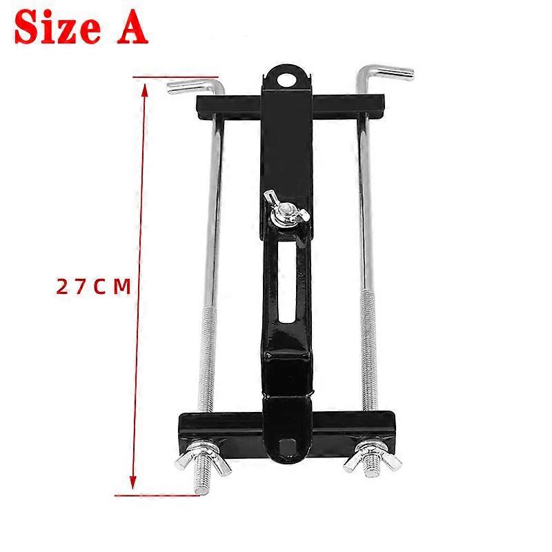Car Battery Hold Down Clamp Kit 27cm Rack Black Stable Holder Adjustable Bracket Down Marine Durable Universal Auto Accessories Set