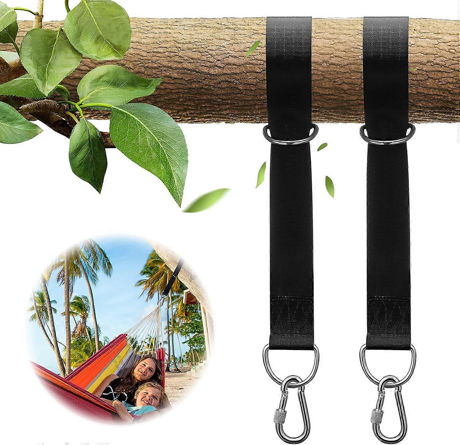 Tree Swing Hanging Straps,Portable Tree Swing Straps Hanging Kit Holds up 2200lbs,1.5m Long Straps