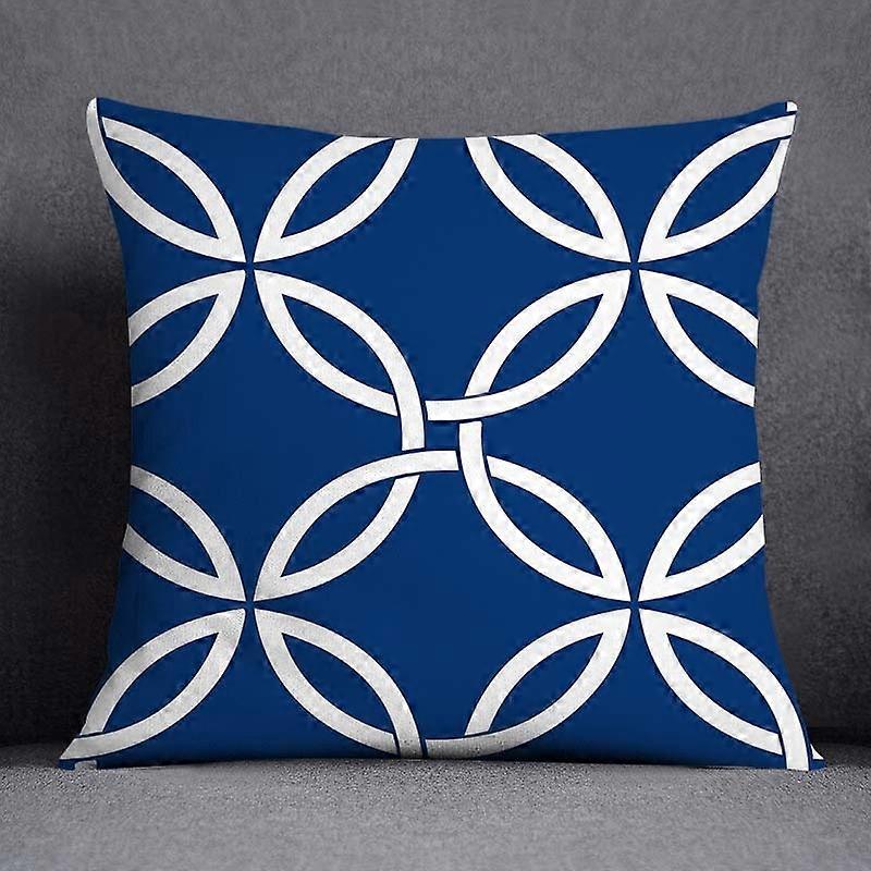 Povlak na polštář Čtvercový vzor Style-1019 Ložnice Pohovka Auto Povlak na polštář Povlak na polštář