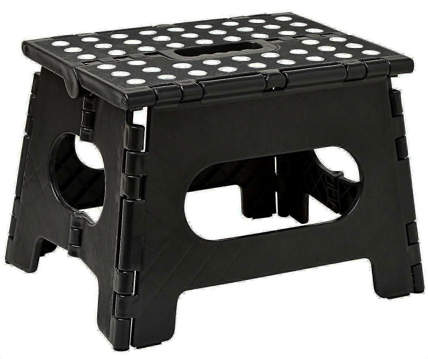 Folding Step Stool - The Lightweight Step Stool Is Sturdy Enough To Support Adults And Safe Enough For Kids. Opens Easy With One Flip. Great For Kitch